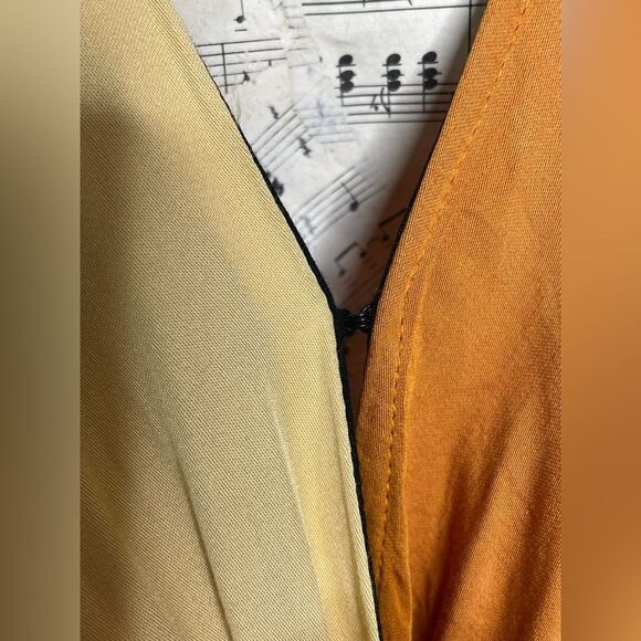 Anthropologie Let Me Be Color Block Dress Large - Picture 5 of 11